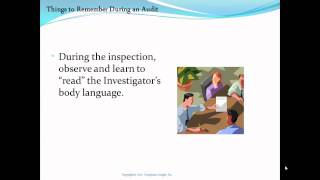 FDA Inspection Do and Dont List [upl. by Reviel]