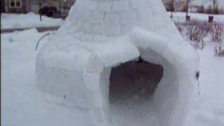 Igloo  Snowfort 2009 [upl. by Atikahc894]