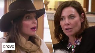 Was Bethenny Frankel Right To Leave Luann de Lesseps Cabaret Early  RHONY Highlights S11 E11 [upl. by Icyaj]