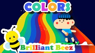 Colors Name with Spelling  Preschool Learning for Toddlers [upl. by Killy384]