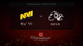 NaVi vs Nevo  Group Stage  Dota 2 International [upl. by Adohr118]