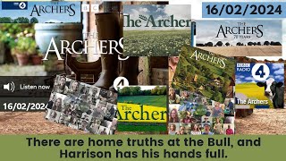 2024 02 16 The Archers Soap Opera [upl. by Tuckie]