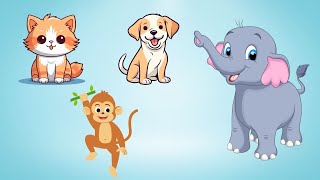 Learn About Animals Fun Safari  Animal Names For Kids With ABC Kids Learning Class [upl. by Yenaj]