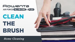 How to clean the brush  AIR FORCE™ ALLINONE amp FLEX  Rowenta [upl. by Atsyrt]