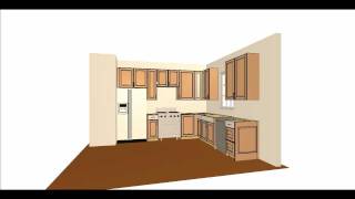 simple kitchen layout [upl. by Harolda]