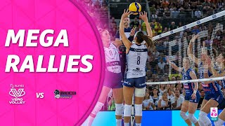 REWIND  MEGA RALLIES of the Supercoppa Conegliano  Milano  Lega Volley Femminile [upl. by Ateekram854]