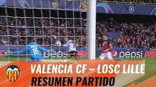 DISFRUTA DEL RESUMEN DEL VALENCIA CF  LOSC LILLE 41 [upl. by Ecydnak]