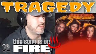 Bee Gees  Tragedy Lyrics  REACTION [upl. by Edyak]