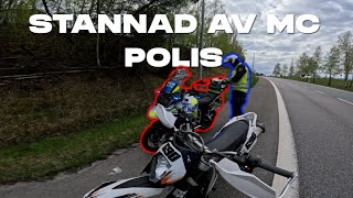 STANNAD AV POLISEN PÅ MIN KOMPIS MOTORCYKEL [upl. by Manvell]