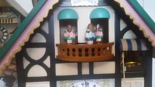 Cuckoo clock made in Japan MARCHENHAUS CITIZEN メルヘンハウス からくり時計 鳩時計 [upl. by Notnats]