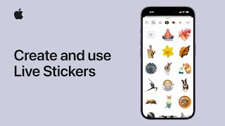 How to create and use Live Stickers on your iPhone  Apple Support [upl. by Hekker810]