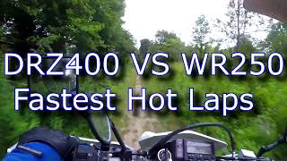 WR250R vs DRZ400S Hot Laps [upl. by Houser]