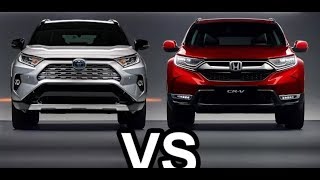 2019 Toyota RAV4 vs 2018 Honda CRV [upl. by Ardme614]