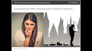 Webinar How security mechanisms can protect cars against hackers [upl. by Hymen139]