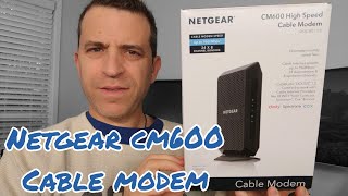 Netgear CM600 High Speed Modem Testimonial and Test [upl. by Franzoni989]