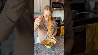 testing new trader joe’s noods asmr recipe traderjoes food trendingshorts traderjoesfinds [upl. by Nareht]