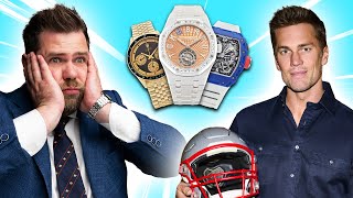 Watch Expert Reacts to Tom Brady Auctioning His ENTIRE Watch Collection [upl. by Xirtaeb]