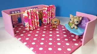 DIY LPS or MLP Doll Dressing Fitting Room [upl. by Amaj]