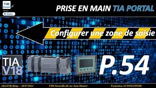 PARTIE 54 CONFIGURER UNE ZONE DE SAISIE SIEMENSTIA PORTALIHMCOMFORT [upl. by Helbonna763]