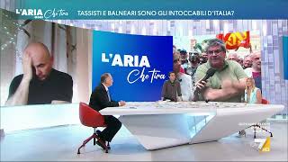 Il tassista Riccardo quotAbbiamo parlato col ministro Urso le rassicurazioni date in maniera [upl. by Haroved]