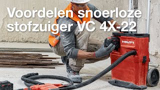 Hilti Nuron VC 4X22 Snoerloze Stofzuiger  Kenmerken en Voordelen [upl. by Tnilf]