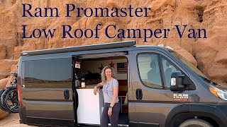 Low Roof  Promaster Camper Van Build [upl. by Lantz]