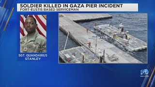 Fort Eustisbased soldier killed in Gaza pier incident [upl. by Ztnarf85]