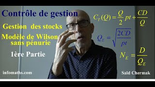 GESTION DES STOCKS PARTIE 1 CONTRÔLE DE GESTION DCG [upl. by Bullen]