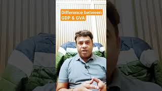 difference between GDP amp GVA upsc mppscprelims GS economics [upl. by Gaylord158]