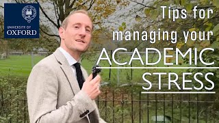 How to manage ACADEMIC STRESS  Tips from an Oxford Uni Tutor [upl. by Reginald336]