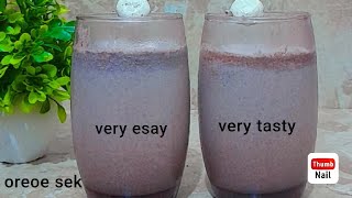 Oreo Milkshake Recipe  How to make Oreo Milkshake at Home in Hindi [upl. by Lefkowitz858]