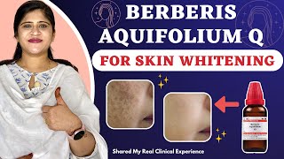 Berberis Aquifolium Q for Skin Whitening  Effective or Not  My Real Clinical Experience [upl. by Atteuqahc221]