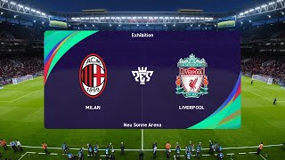 AC Milan vs Liverpool 17092024 UEFA Champions League PES 2021 [upl. by Dyer]