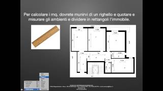 TUTORIAL CALCOLO METRI QUADRI COMMERCIALI [upl. by Dranek]