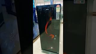 Haier New Single Door Refrigerator  haier 5 starhaierrefrigerator glasslook [upl. by Omarr124]