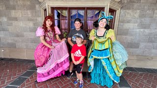 Meeting Drizella and Anastasia the Evil Stepsisters From Cinderella Meet amp Greet at Disney World [upl. by Aihseym227]