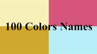 Colours name in English Part 1  all paint Color name list  palette names [upl. by Seugirdor622]