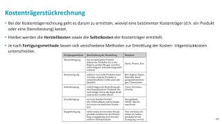 Kostenrechnung  Divisionskalkulation [upl. by Glynn]