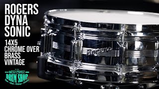 Rogers DynaSonic 5x14 Chrome Over Brass [upl. by Fraser]