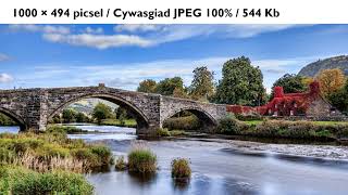 Pont Llanrwst Ymchwilio i gywasgiad JPEG [upl. by Acsicnarf]