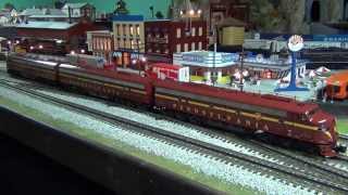 MTH DCS O Scale Train Layout Update Spring 2015 [upl. by Louise]