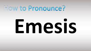 How to Pronounce Emesis [upl. by Morena402]