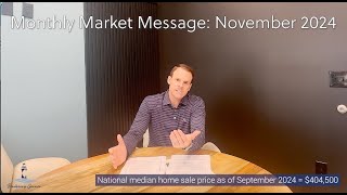 National Real Estate Market  Monthly Market Message [upl. by Bander]