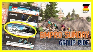 NEW Eigenes Event auf ZWIFT I BMPRO Sunday Group Ride [upl. by Ecnar]