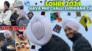 Kite Flying On Lohri 2024  Full Enjoy With Friends [upl. by Zenger]