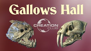 Skyrim Creation Club Gallows Hall amp A Permanent Undead Follower [upl. by Anatola]