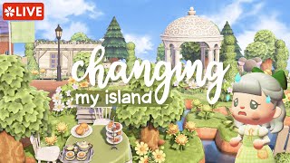 Changing my WHOLE island  Animal Crossing New Horizons [upl. by Olimac]