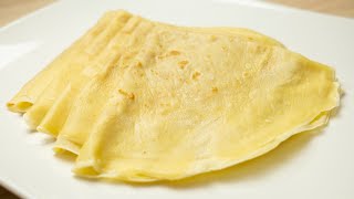 Classic French Crepes Easy Recipe [upl. by Ion]