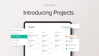 Organize your photography work with Projects inside Studio Manager by Pixieset [upl. by Ulla876]