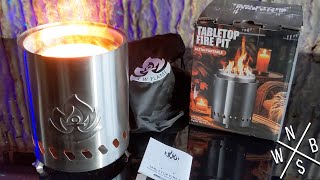 HAVATO Portable Fire Pit  Unboxing amp Review [upl. by Zuckerman]